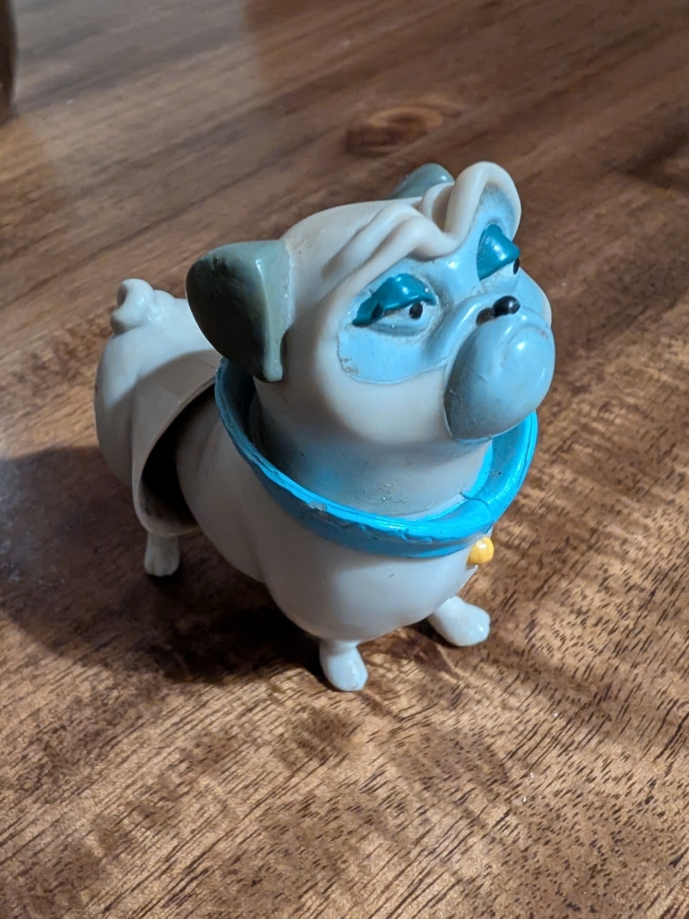 vintage 1995 Disney Pocahontas Percy the Pug Dog wind-up toy